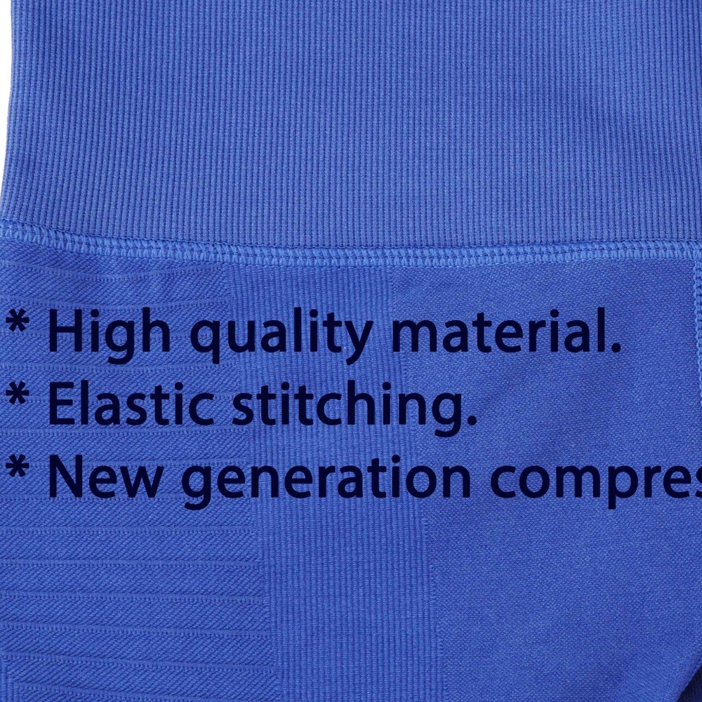 High compression workout leggings with high waist - Picture 6 of 6